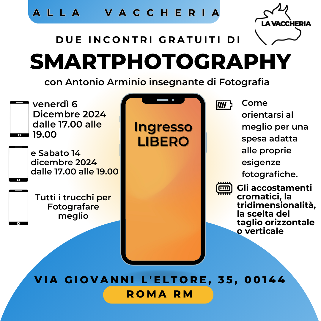 Secondo corso gratuito di Smartphotography